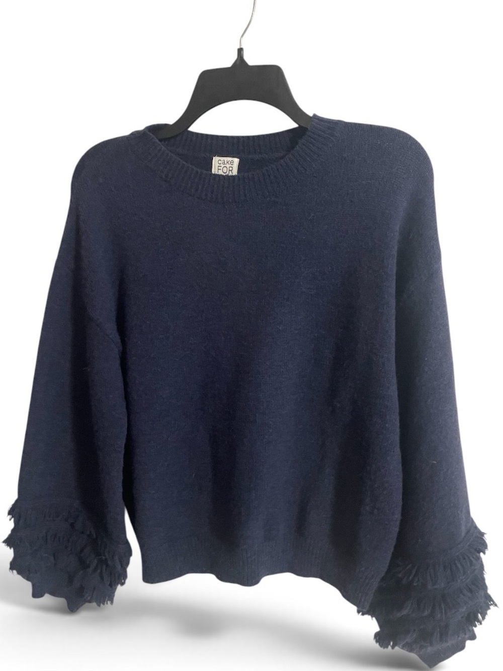 Cake For Dinner crew neckline relaxed fit blue sweater
